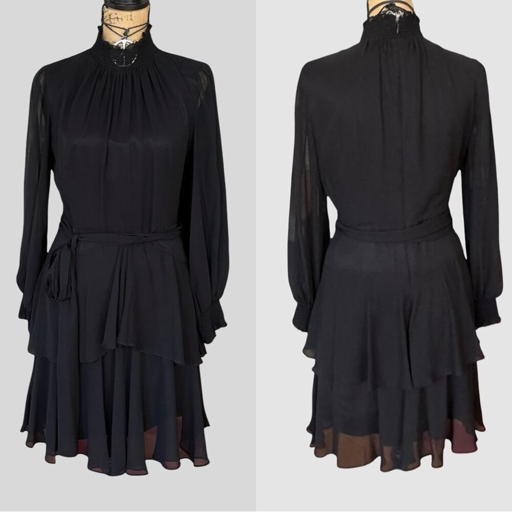 ALEX MARIE women's Little Black Dress - SIZE 8P - Picture 7 of 16